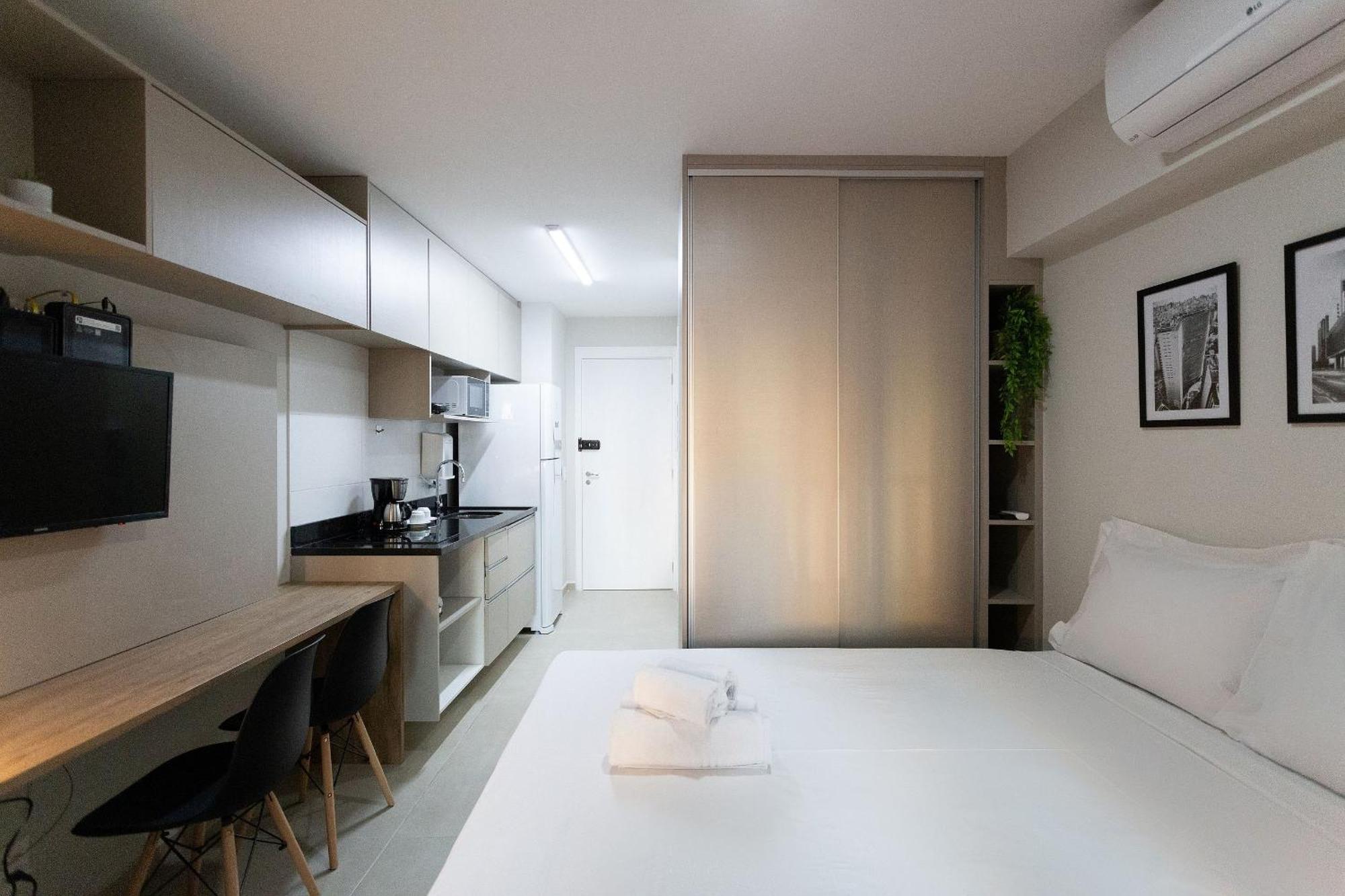 Hub Vila Madalena - Studios Por Temporada Σάο Πάολο Εξωτερικό φωτογραφία